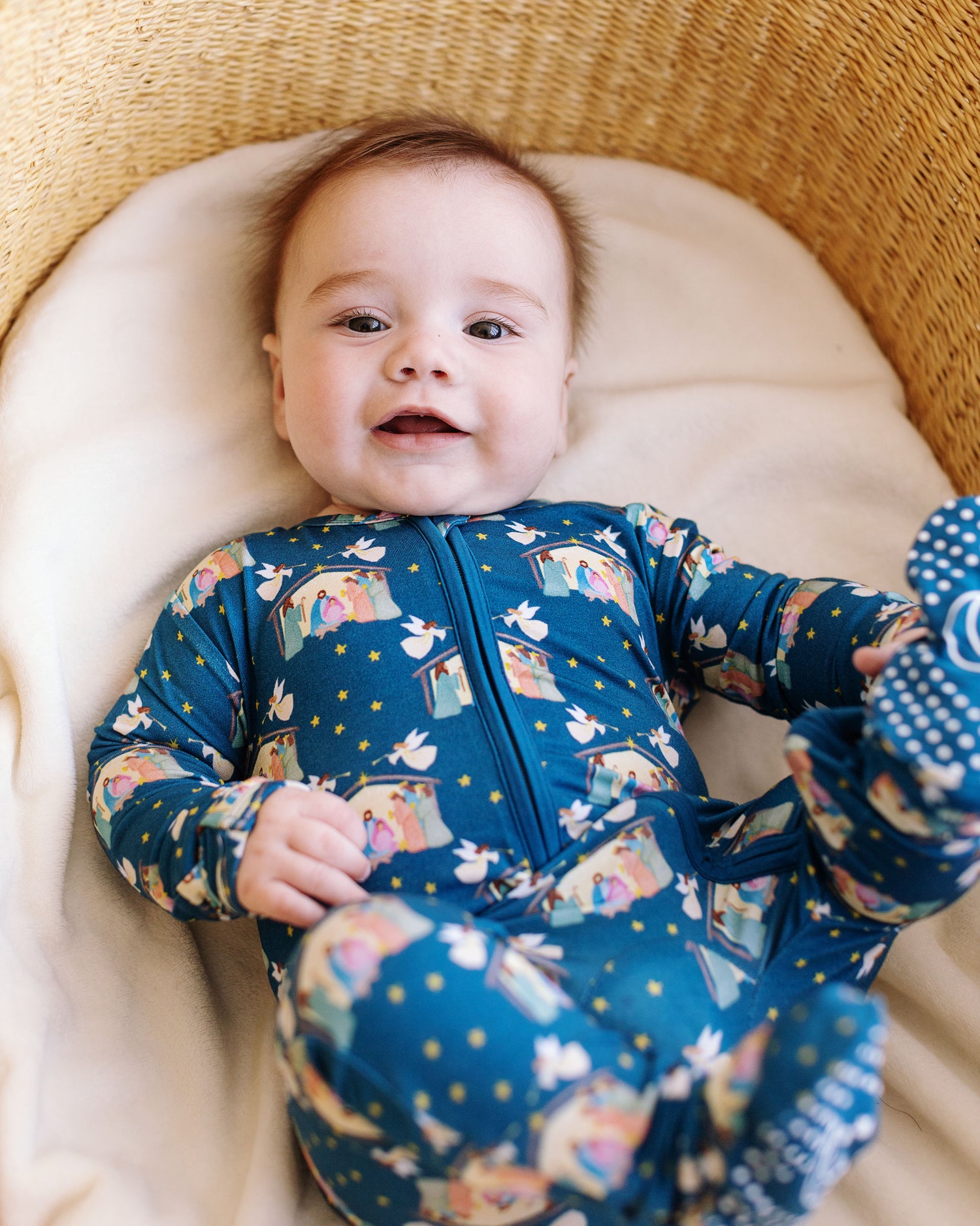Nativity Zipper Onesie