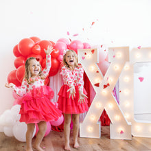 Load image into Gallery viewer, Pink Affirmation Heart Tutu Dress
