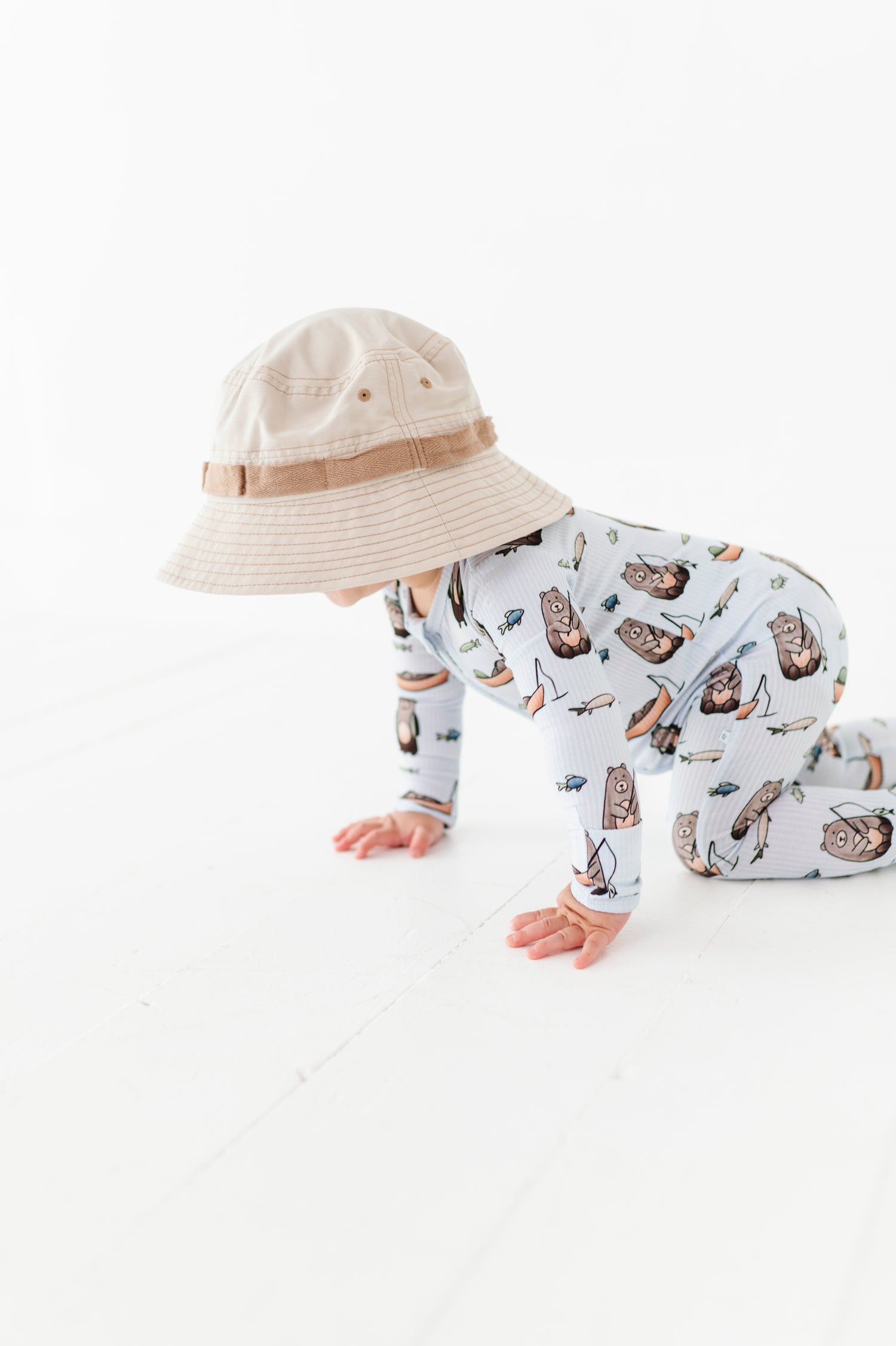 Fishing Zipper Onesie