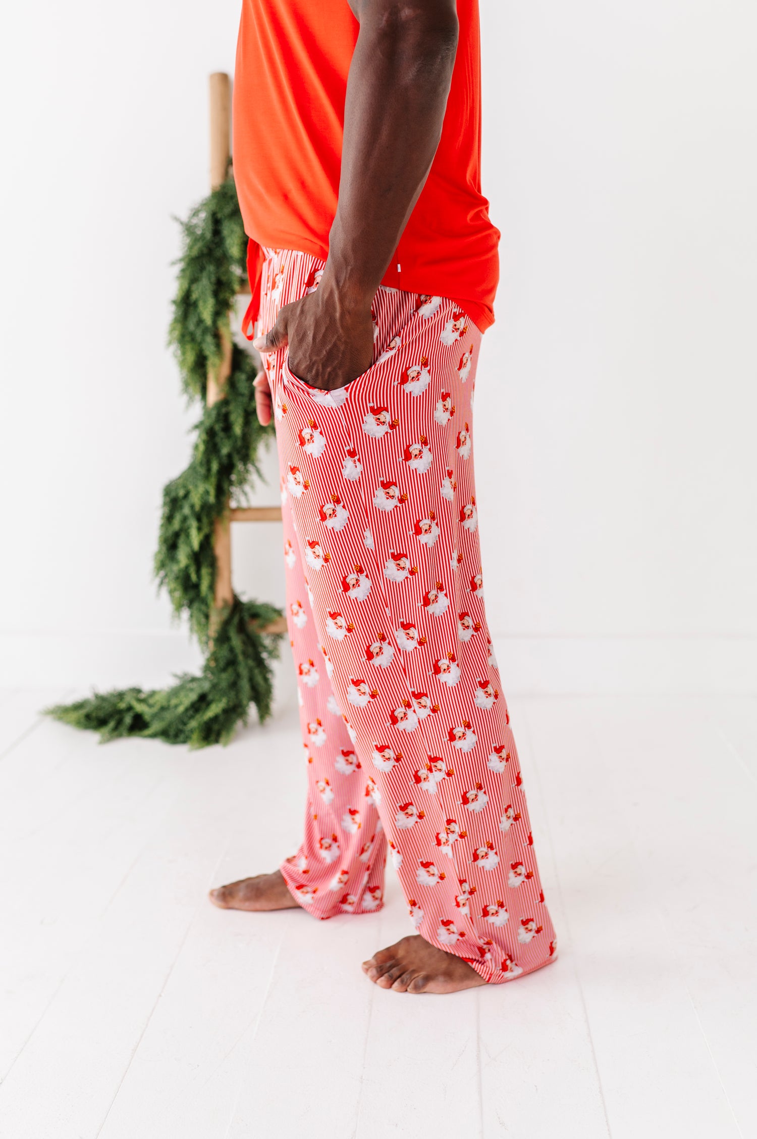Santa and Cookie Men's Long Set