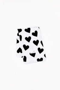 Black Heart Swaddle