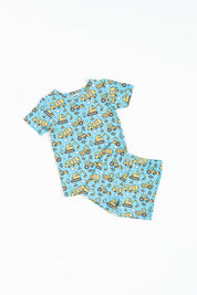 Construction Pajama Short Set