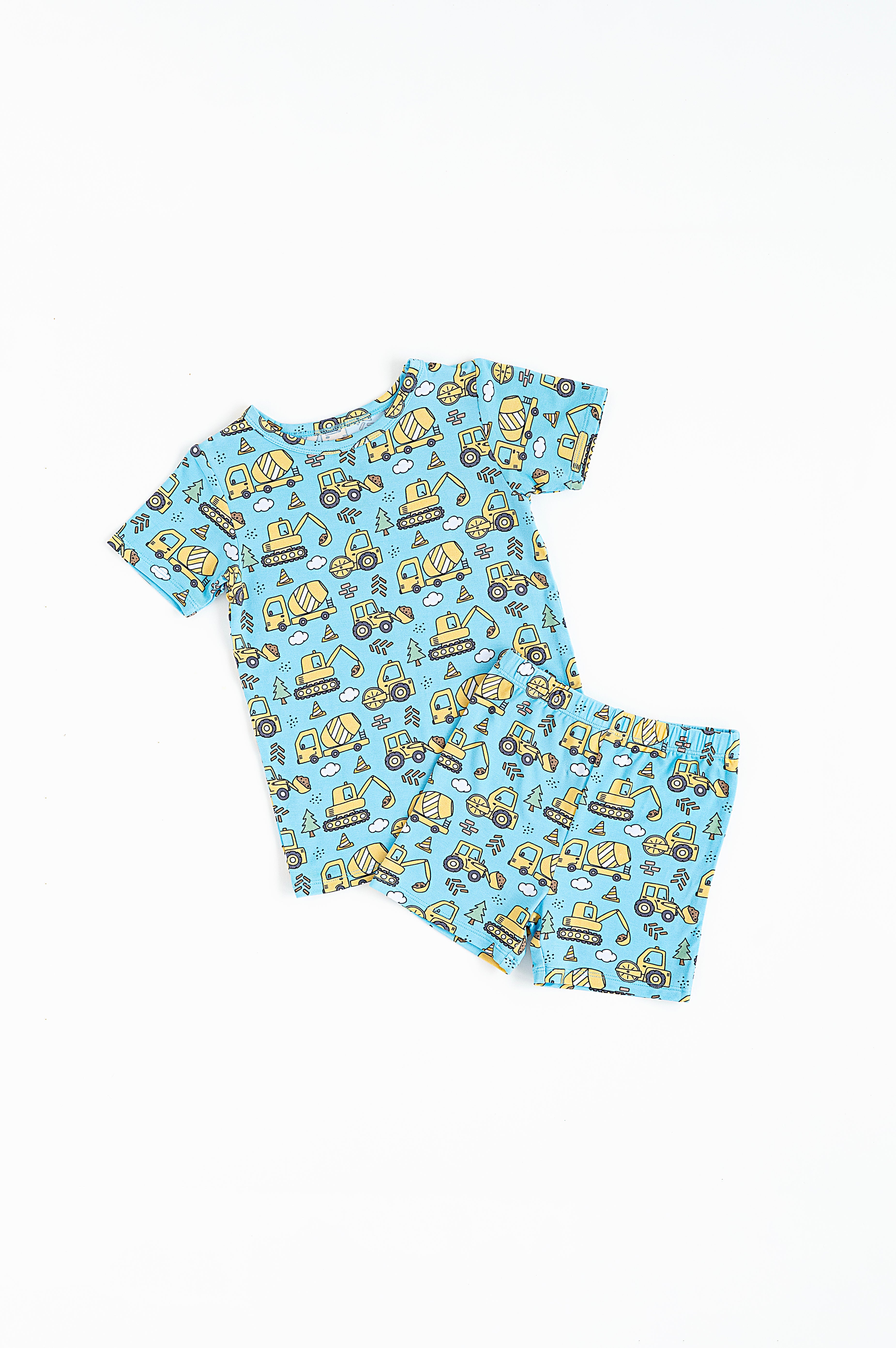 Construction Pajama Short Set