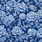 Blue Floral Girls Flare Lounge Set
