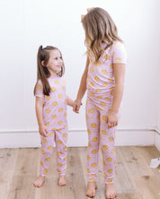 Pink Gingham Pumpkin Two Piece Set