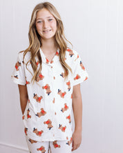 Halloween Bear Girls Flare Lounge Set