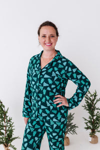 Green Pine Tree Women's Flare Set