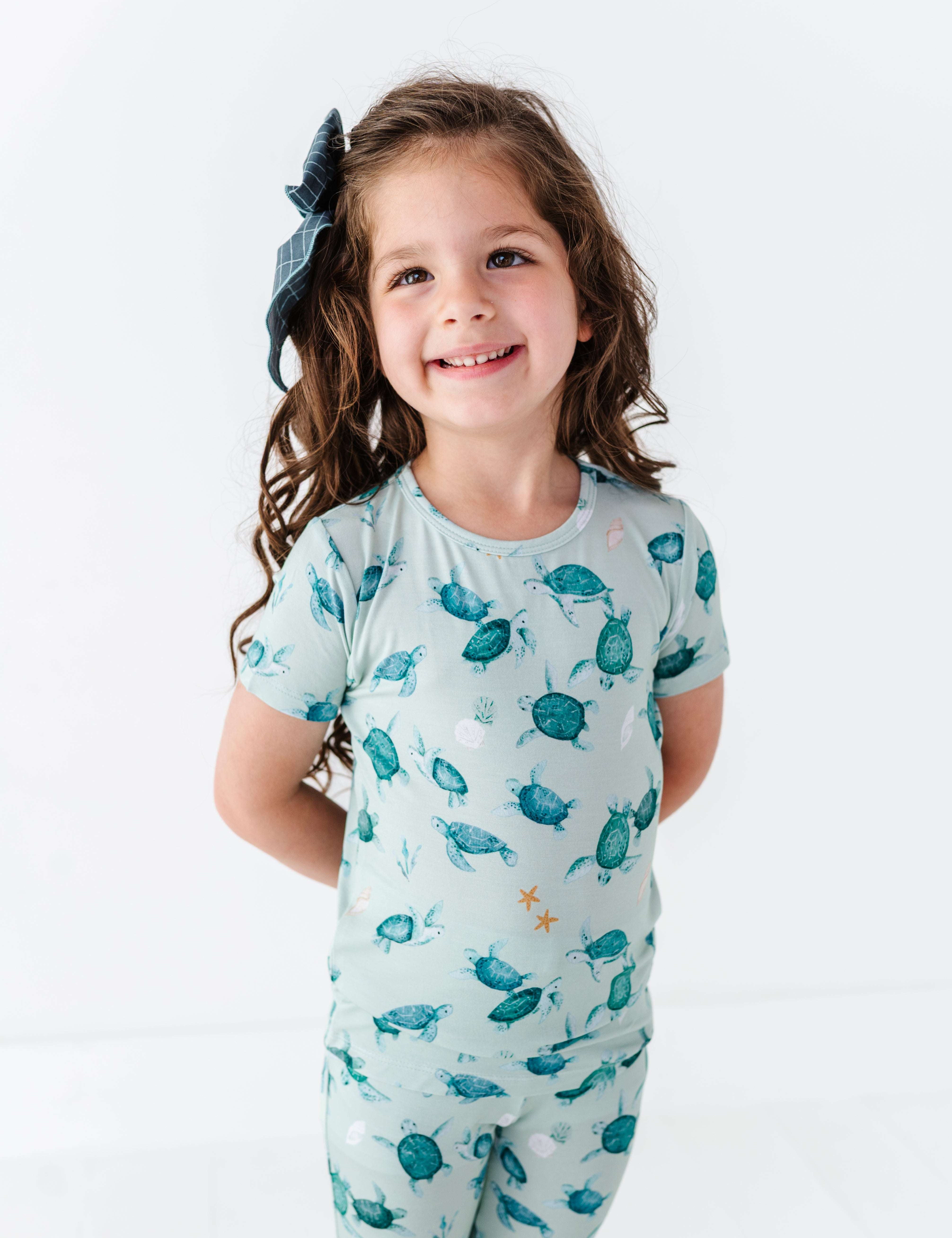 Sea Turtles Two Piece Pajama Set