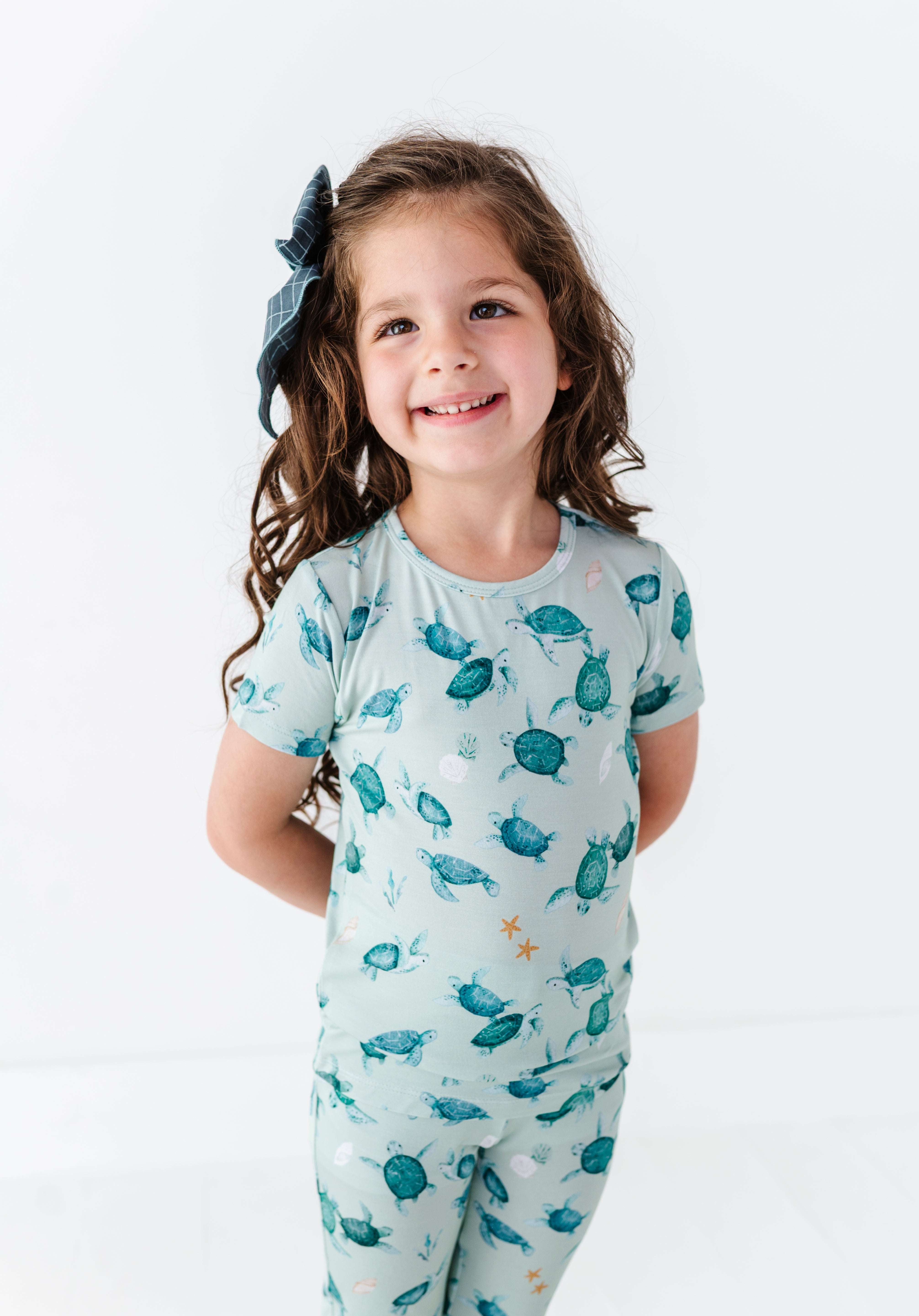 Sea Turtles Two Piece Pajama Set
