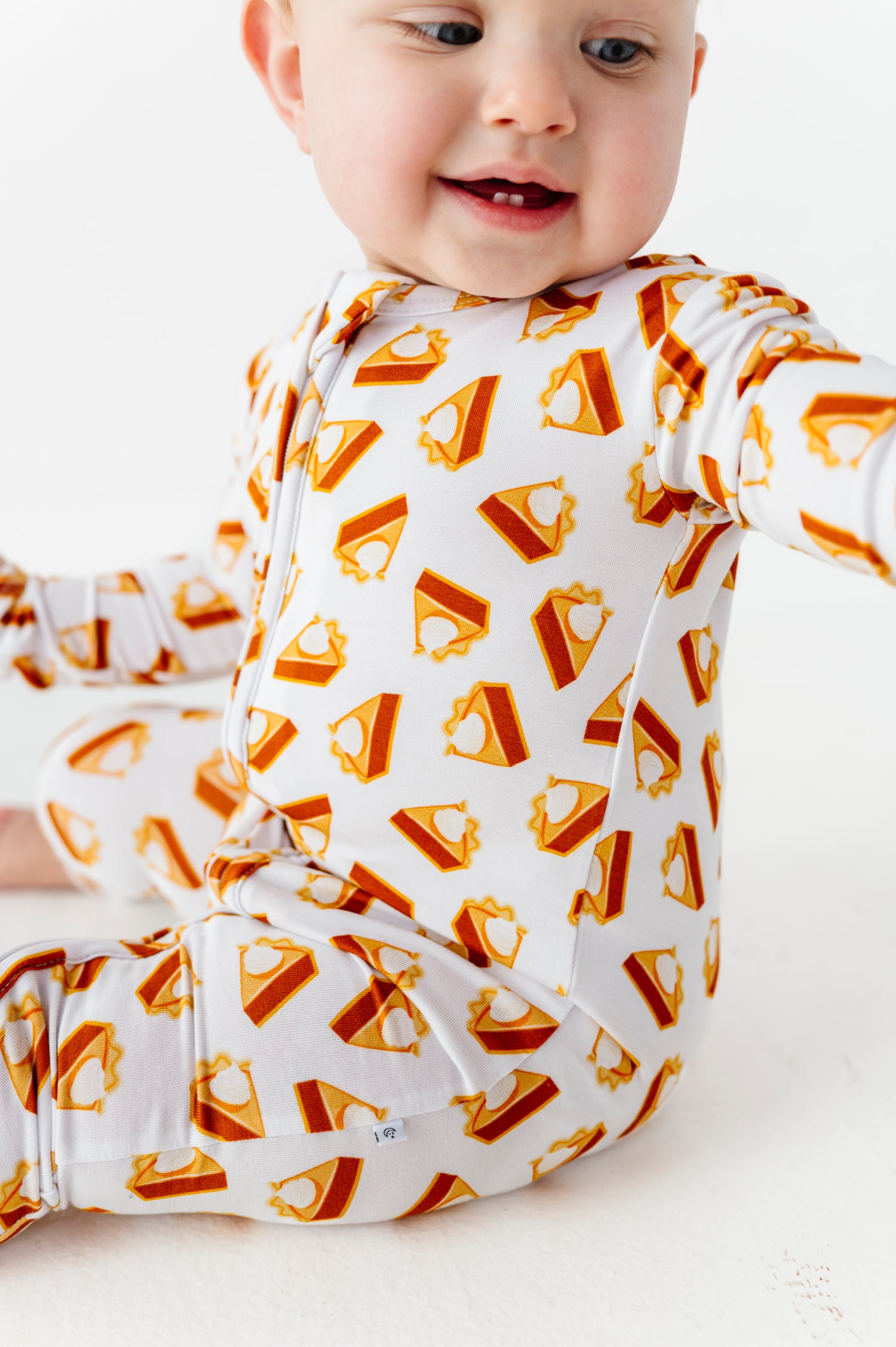 Pumpkin Pie Zipper Onesie