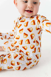 Pumpkin Pie Zipper Onesie