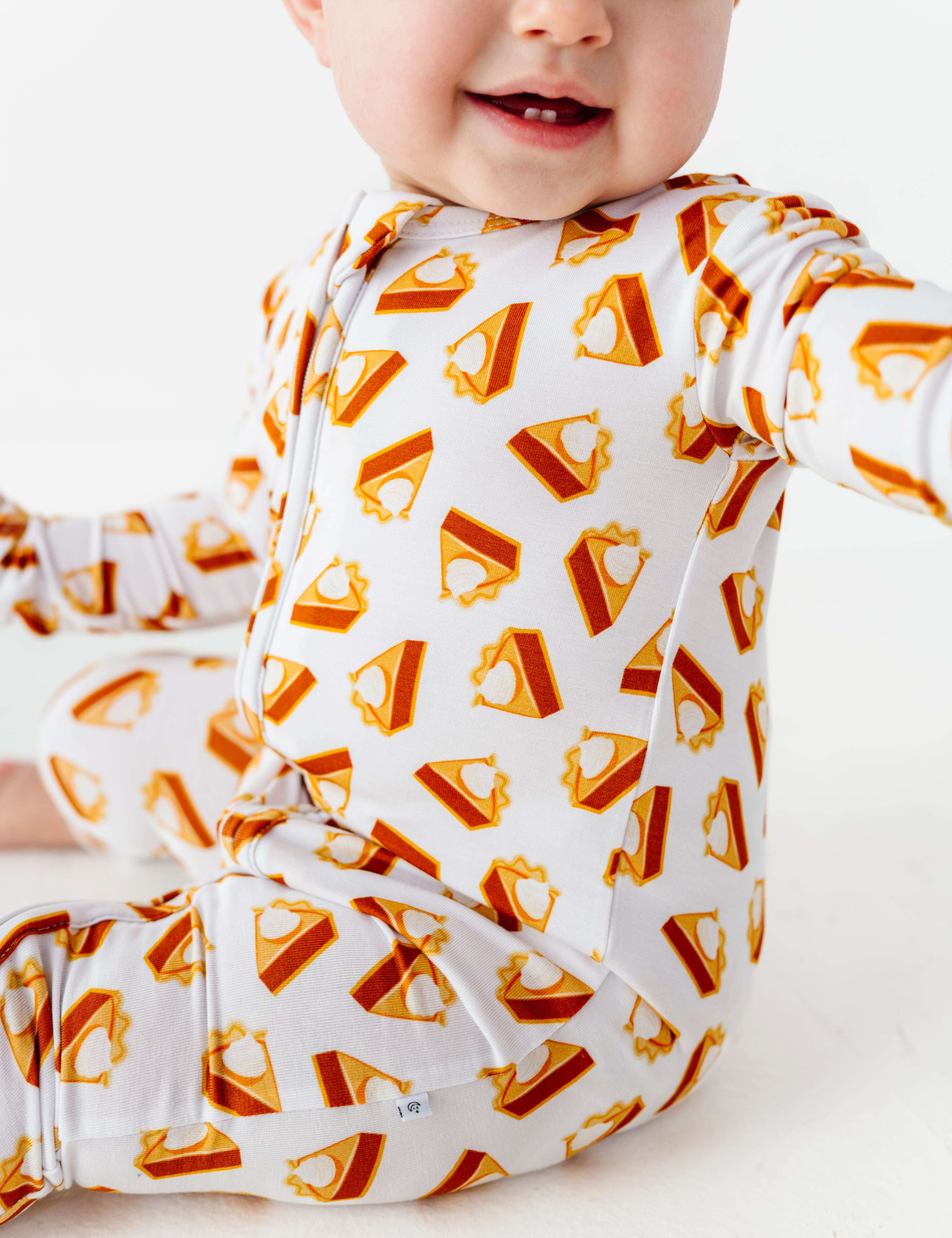 Pumpkin Pie Zipper Onesie