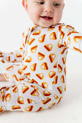 Pumpkin Pie Zipper Onesie