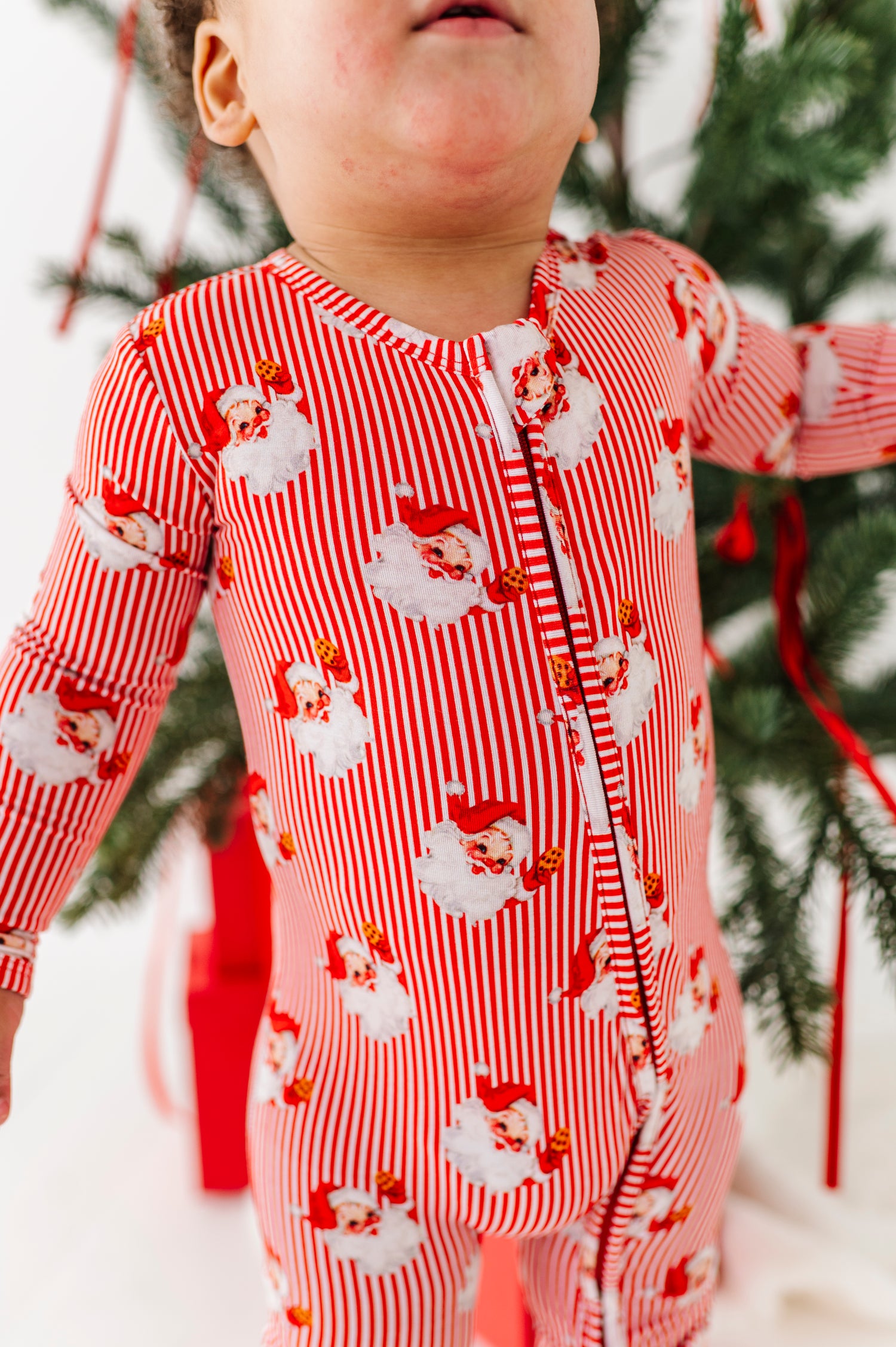 Santa and Cookie Zipper Onesie