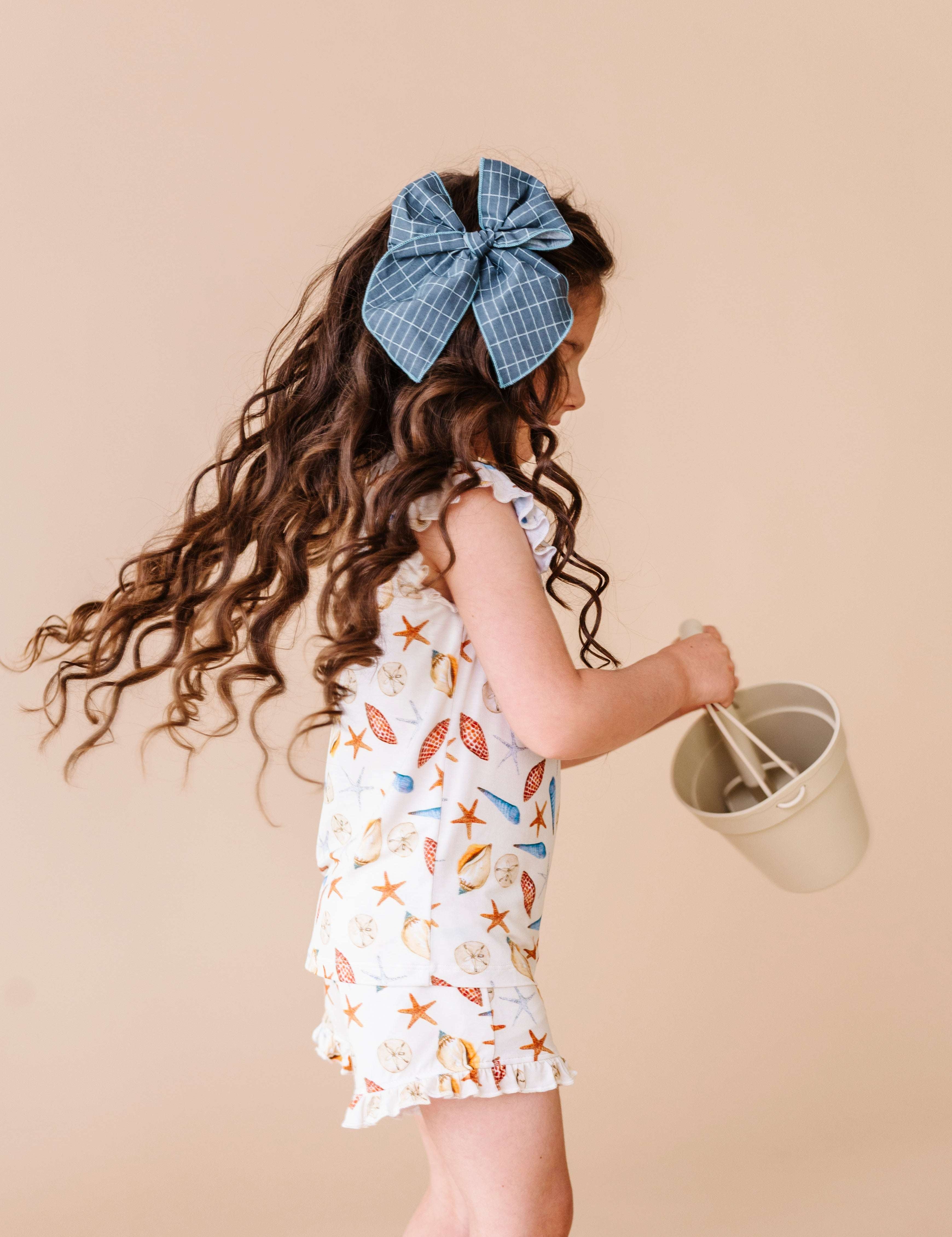 Sea Shells Ruffle Short Set