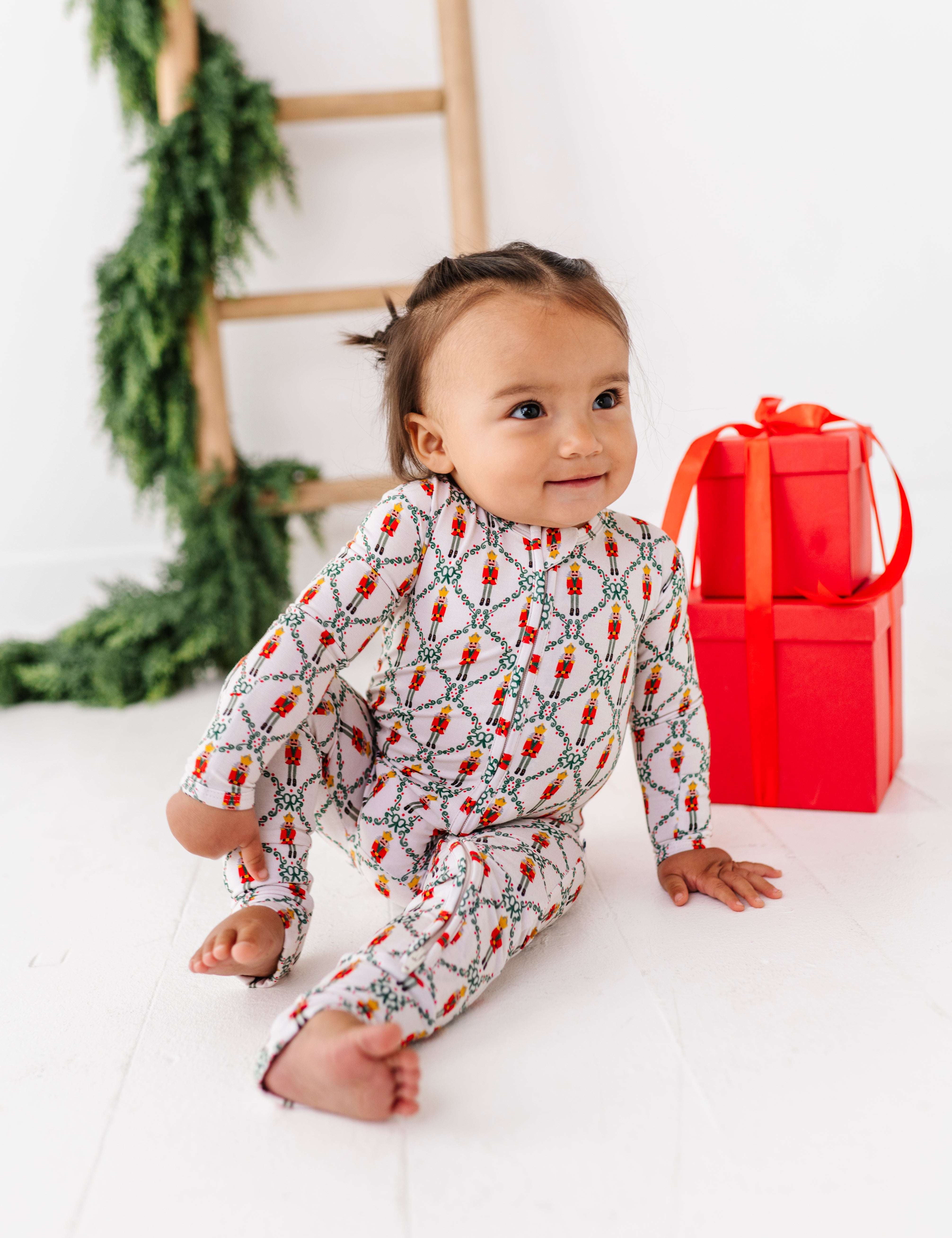 Nutcracker Zipper Onesie