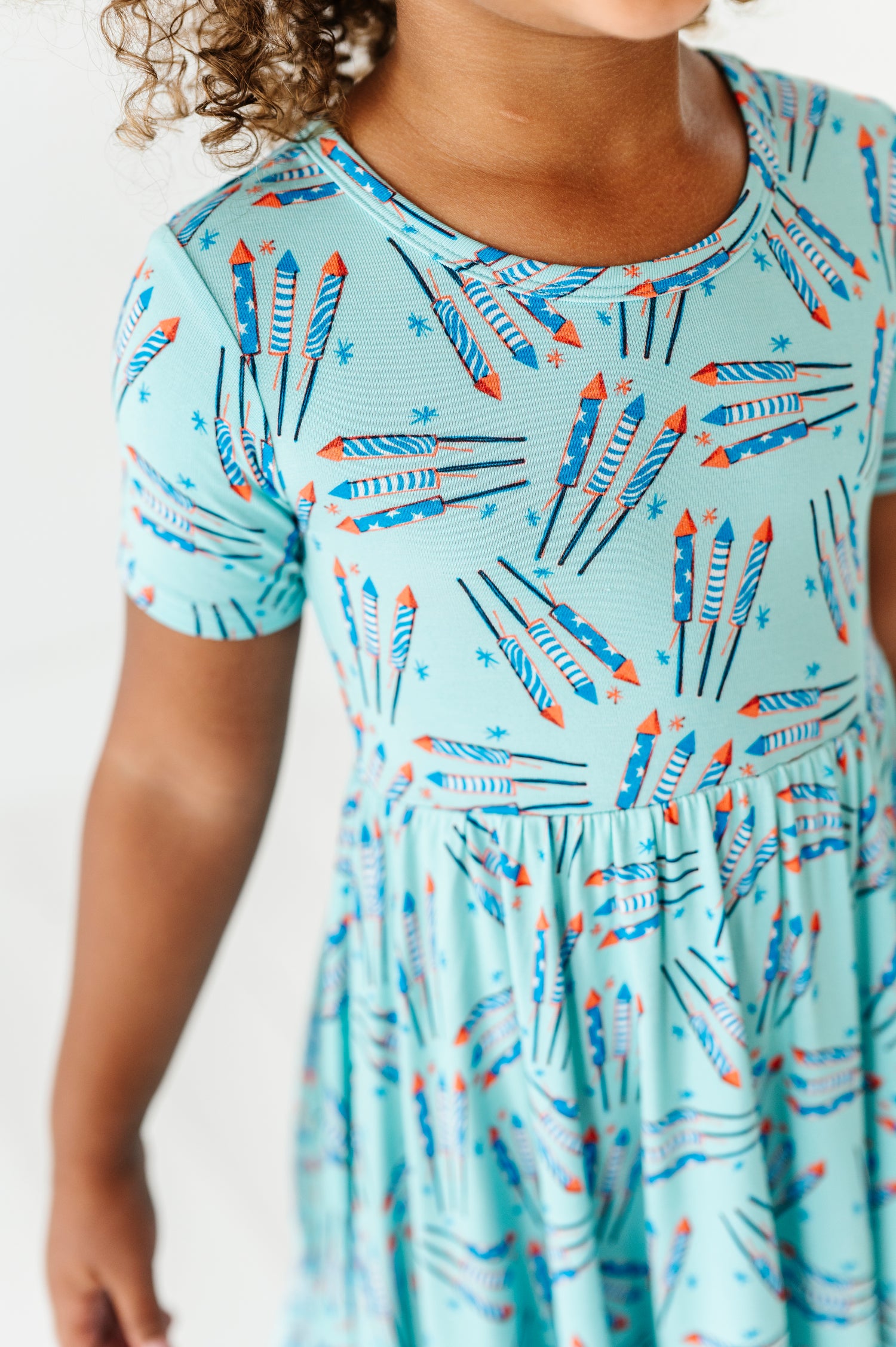 Fireworks Ruffled Dress