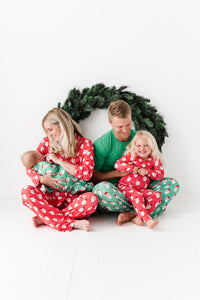 Green Santa Mens Pajama Set