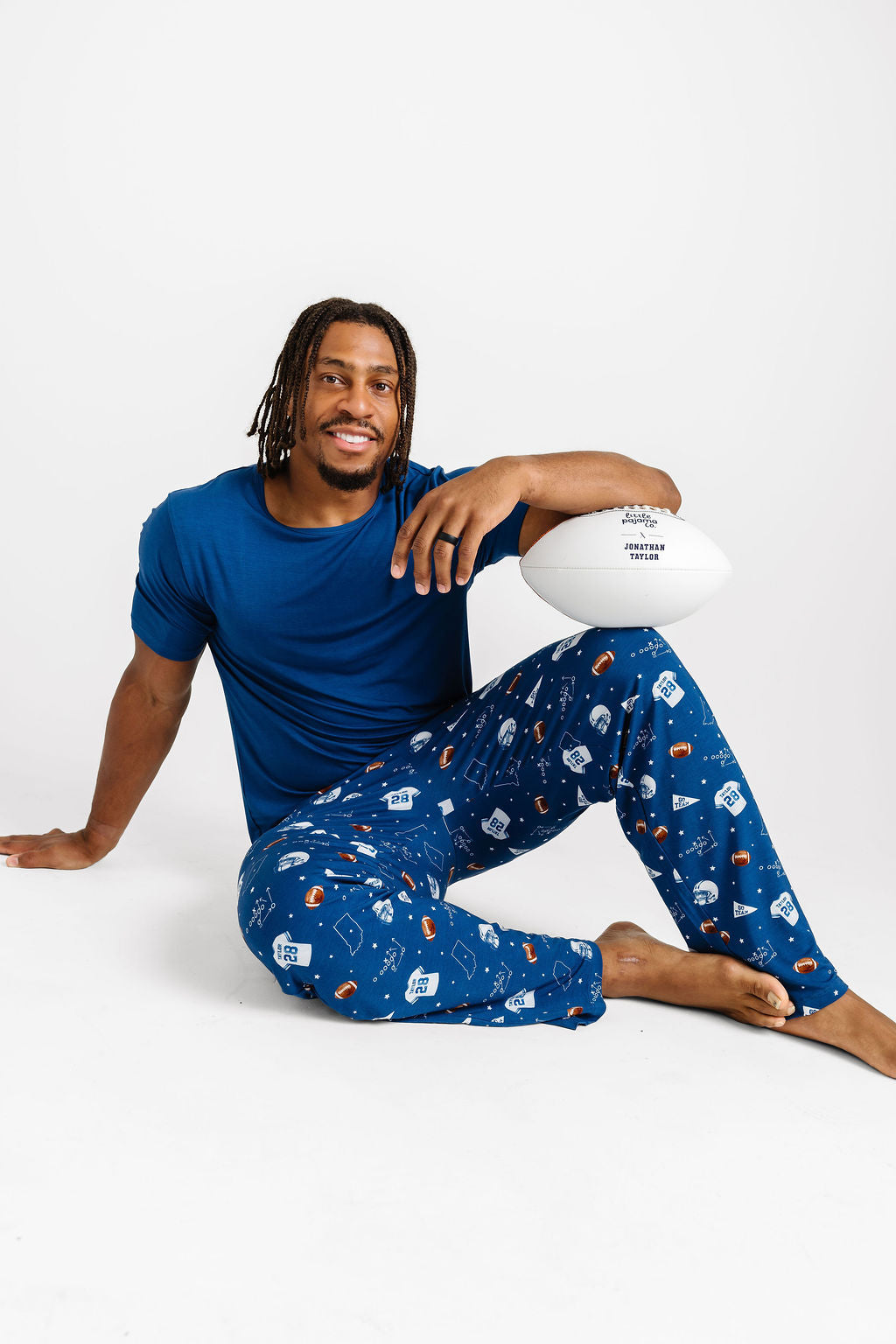 LPC X Jonathan Taylor Mens Blue Pajama Shirt [PREORDER Ships early Dec]
