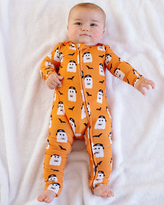 Cool Ghost Ribbed Convertible Onesie