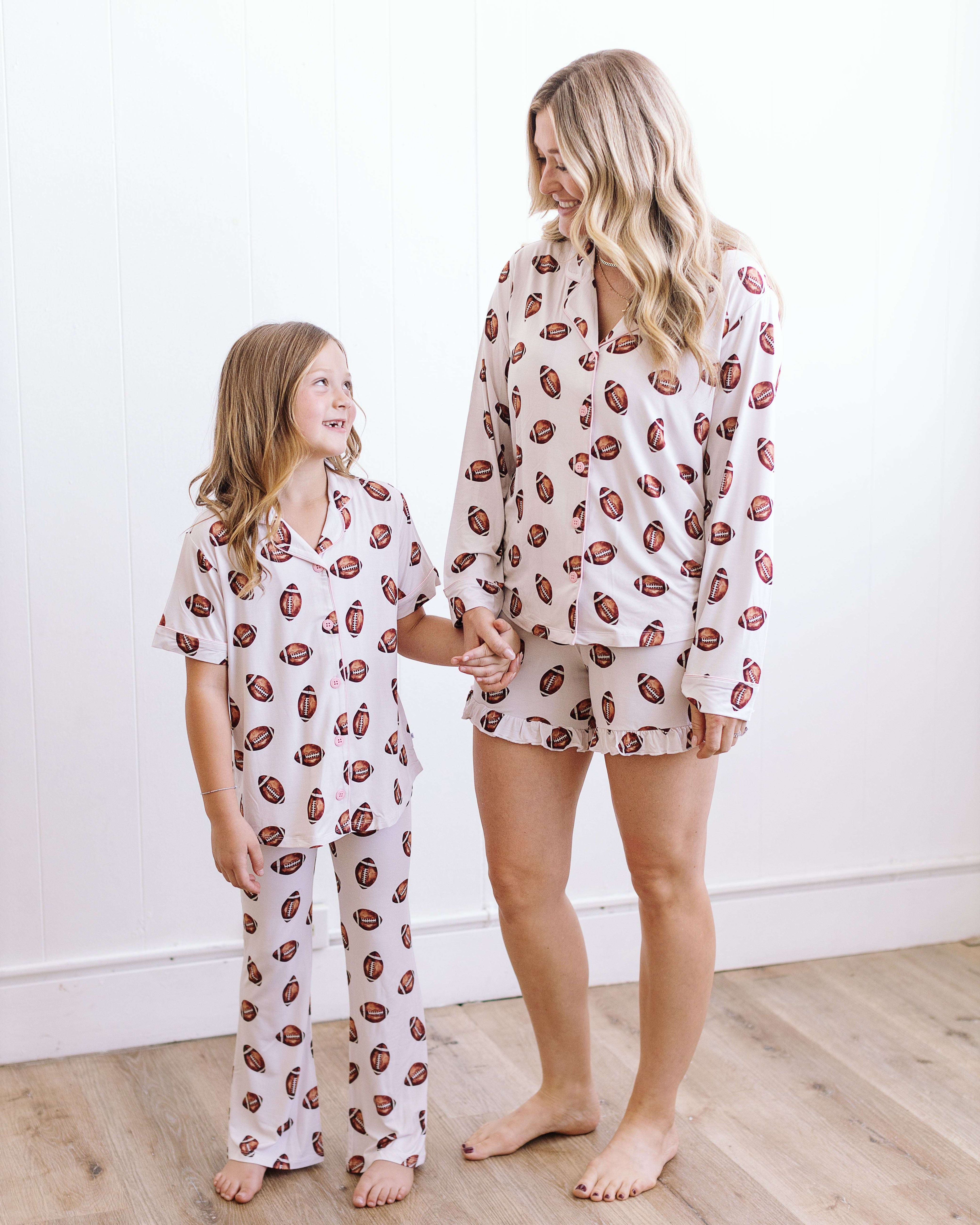 Vintage Football Women's Short Set