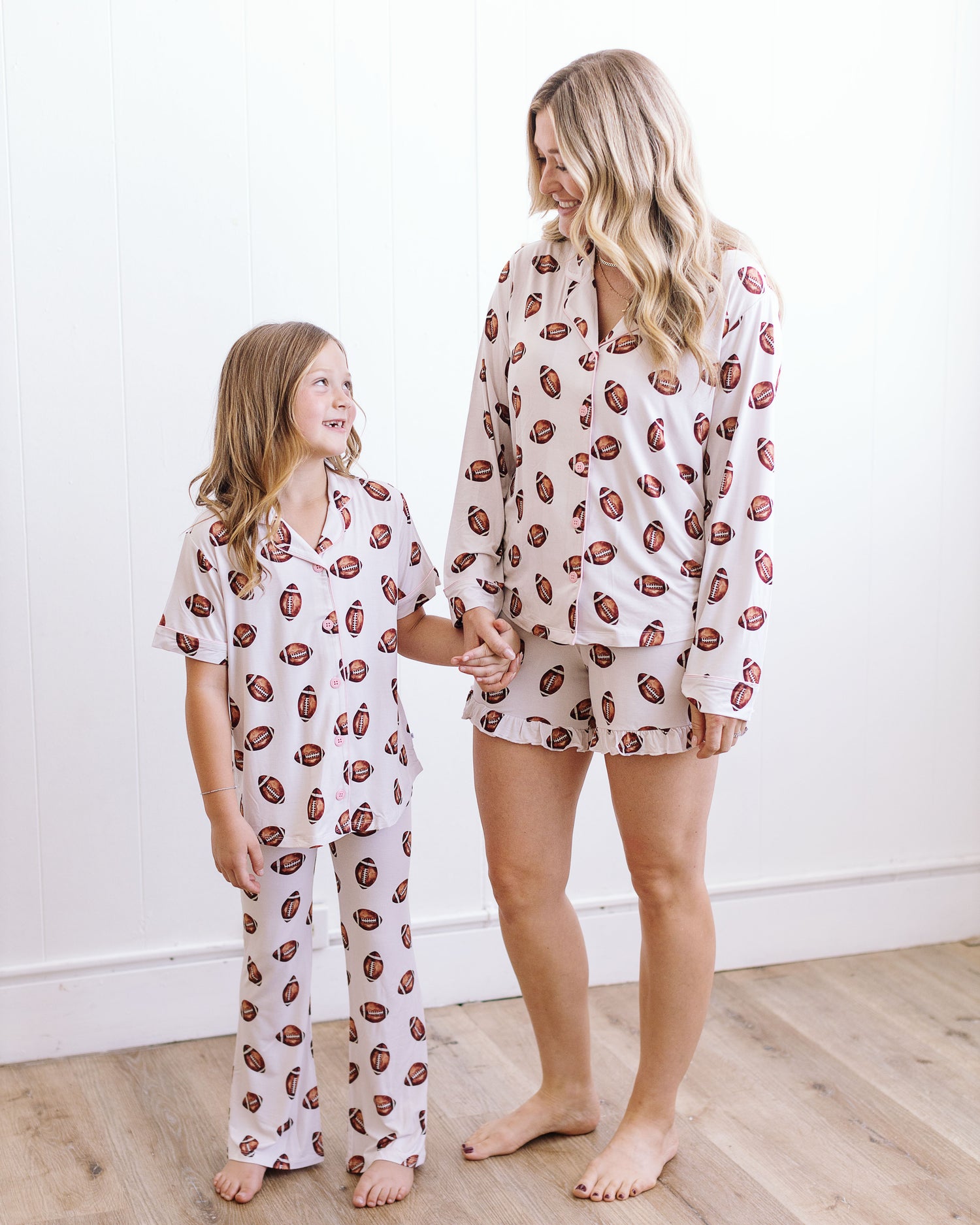 Vintage Football Girls Flare Lounge Set