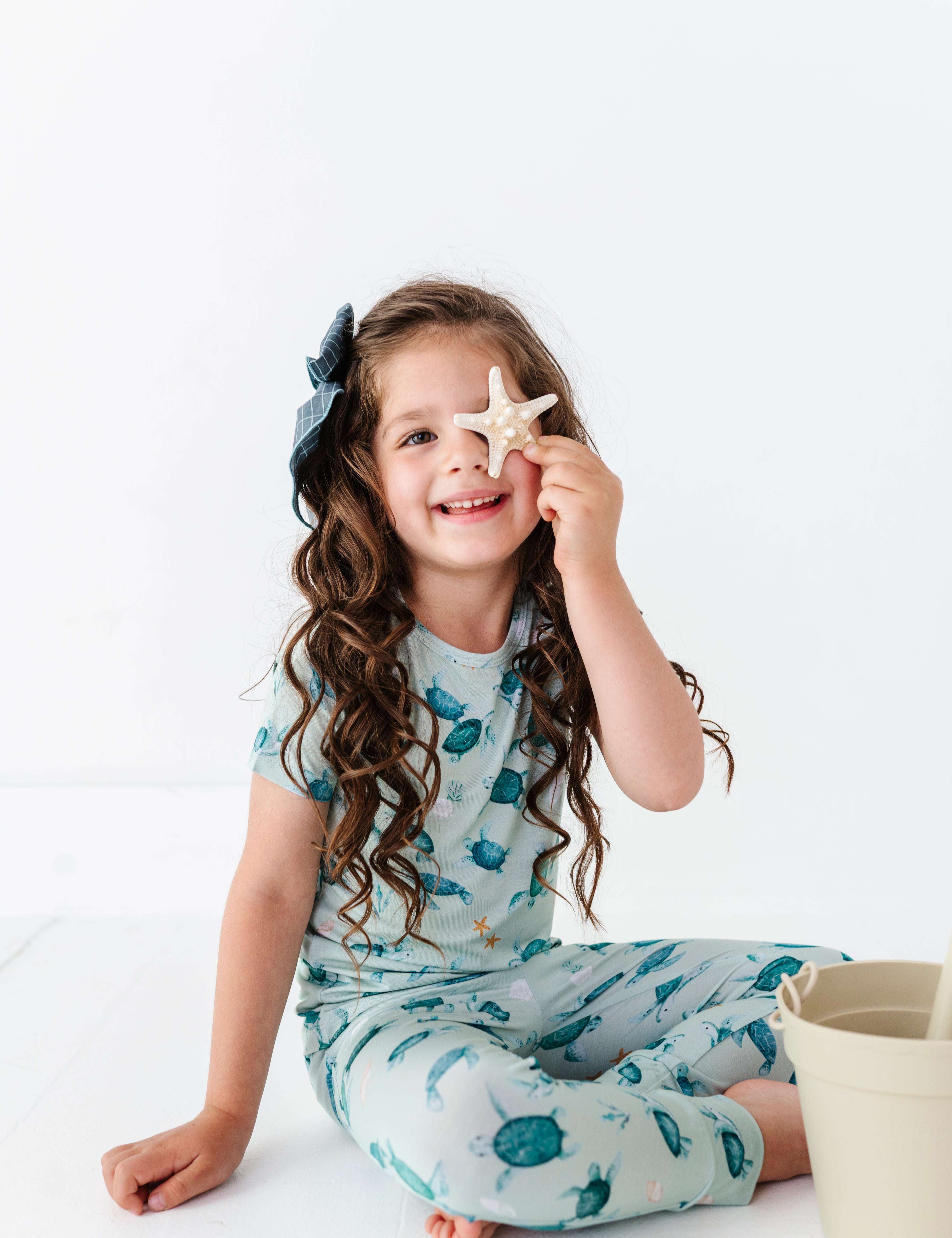 Sea Turtles Two Piece Pajama Set