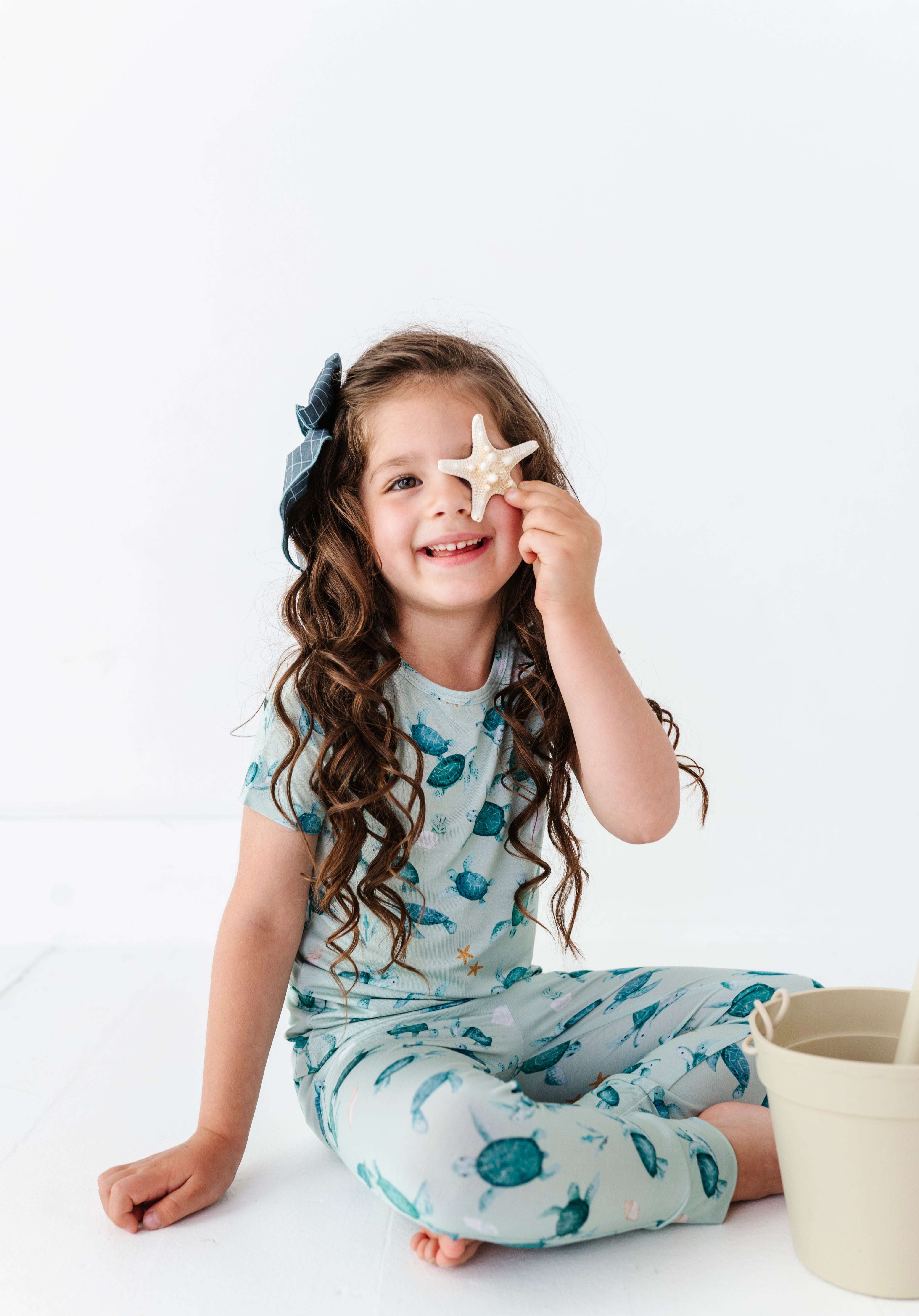 Sea Turtles Two Piece Pajama Set