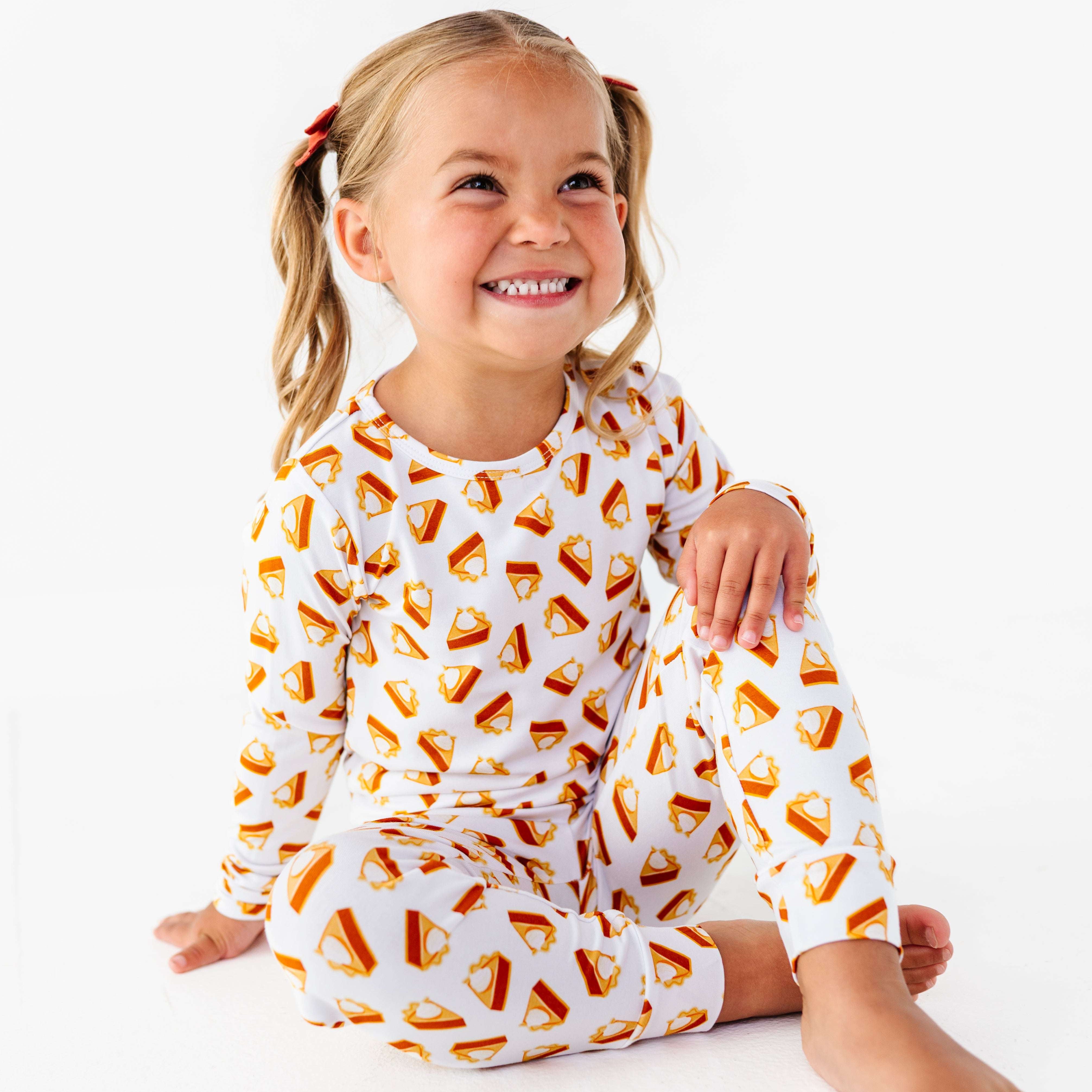 Pumpkin Pie Two-Piece Pajama Set
