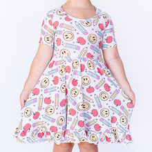 Load image into Gallery viewer, Smiley School Ruffled Dress
