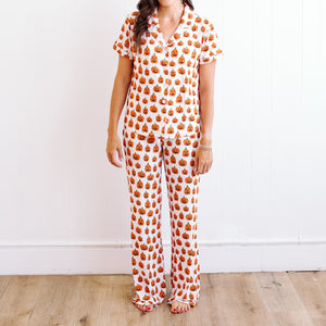 Jack O'Lantern Womens Flare Pajama Set