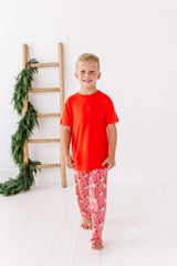 Santa and Cookie Boys Lounge Set