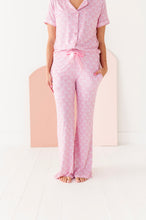 Load image into Gallery viewer, Pink Bow and Checks Women&#39;s Flare Set
