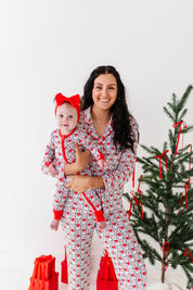 Holiday Wreaths Zipper Onesie