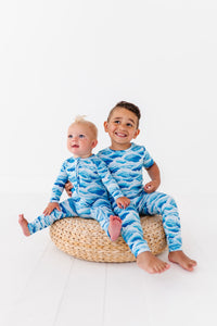 Surfs Convertible Foot Onesie