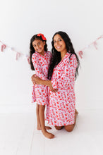 Load image into Gallery viewer, Candy Cane Women&#39;s Button Down Gown
