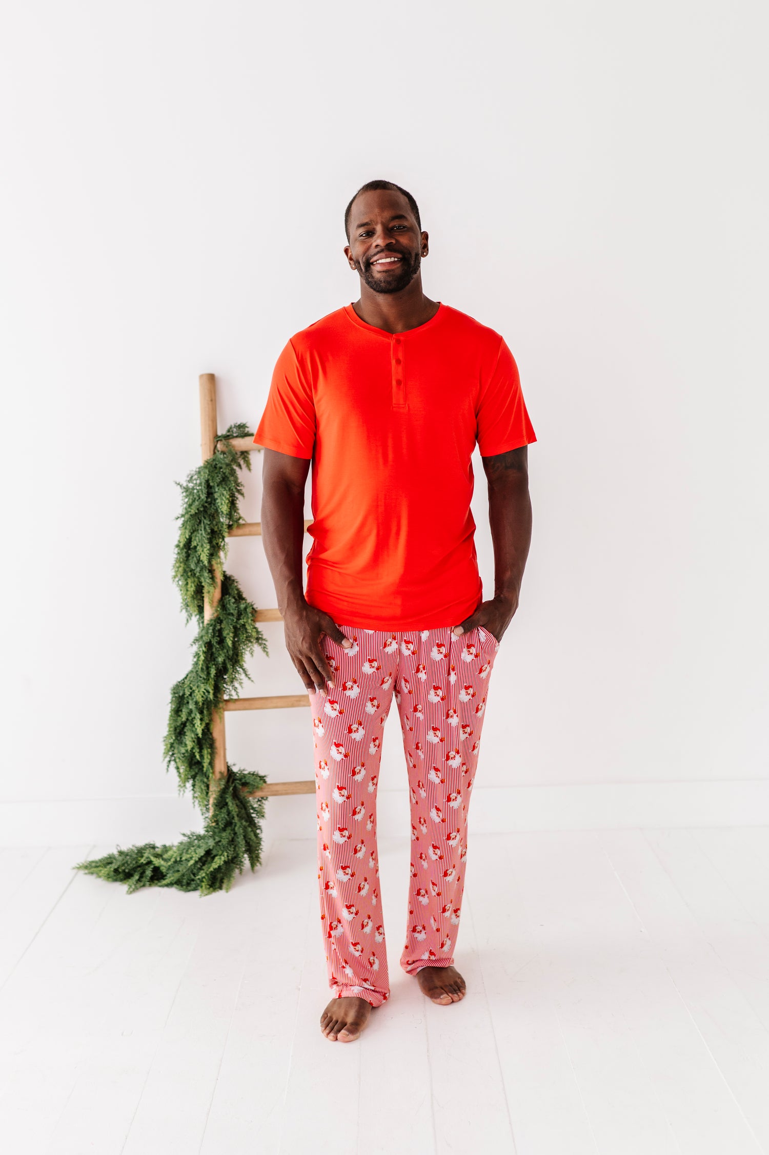 Santa and Cookie Men's Long Set