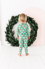Load image into Gallery viewer, Green Santa Two-piece Long Set
