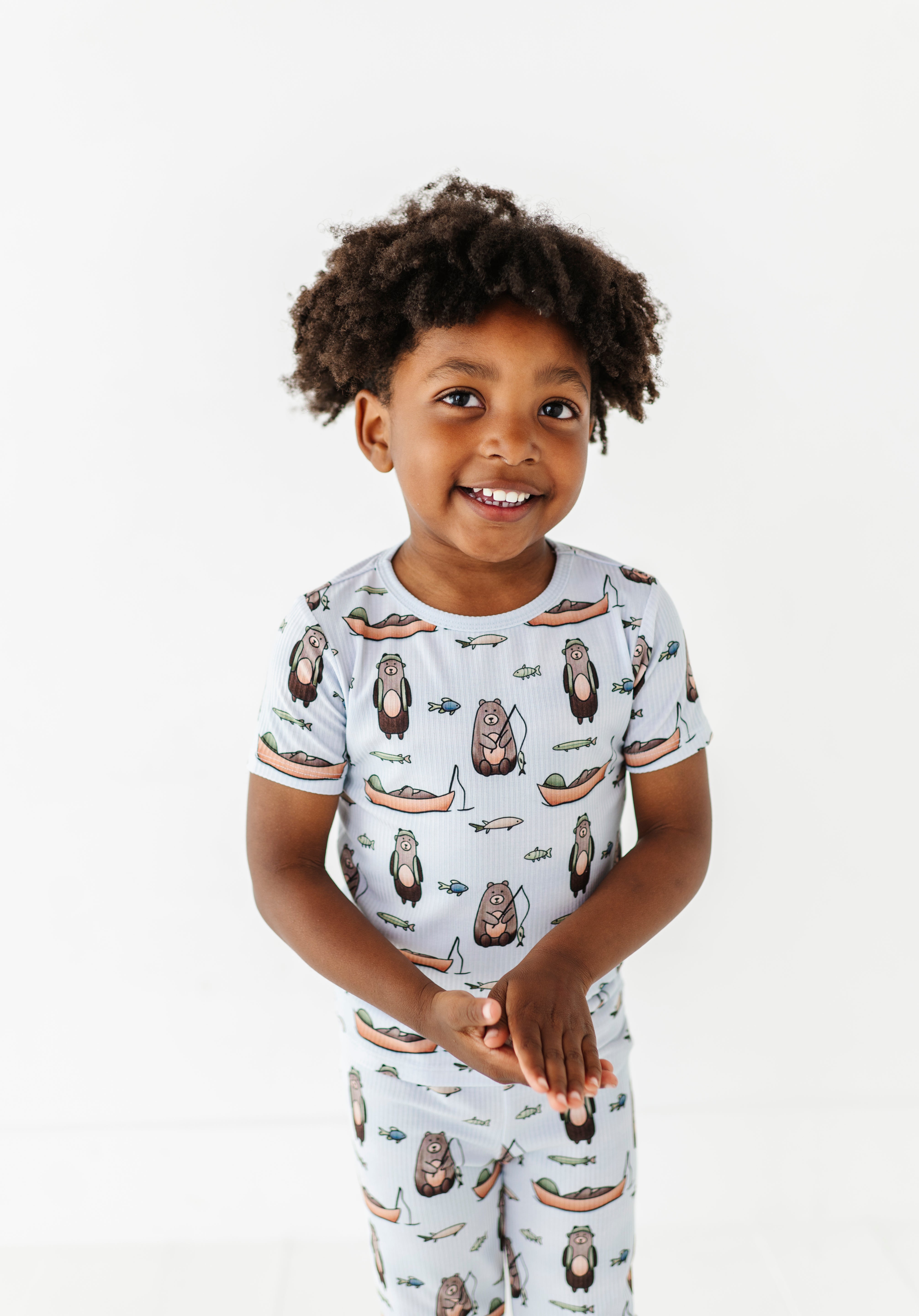 Fishing Two Piece Pajama Set