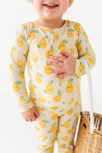 Happy Lemon Two Piece Long Set