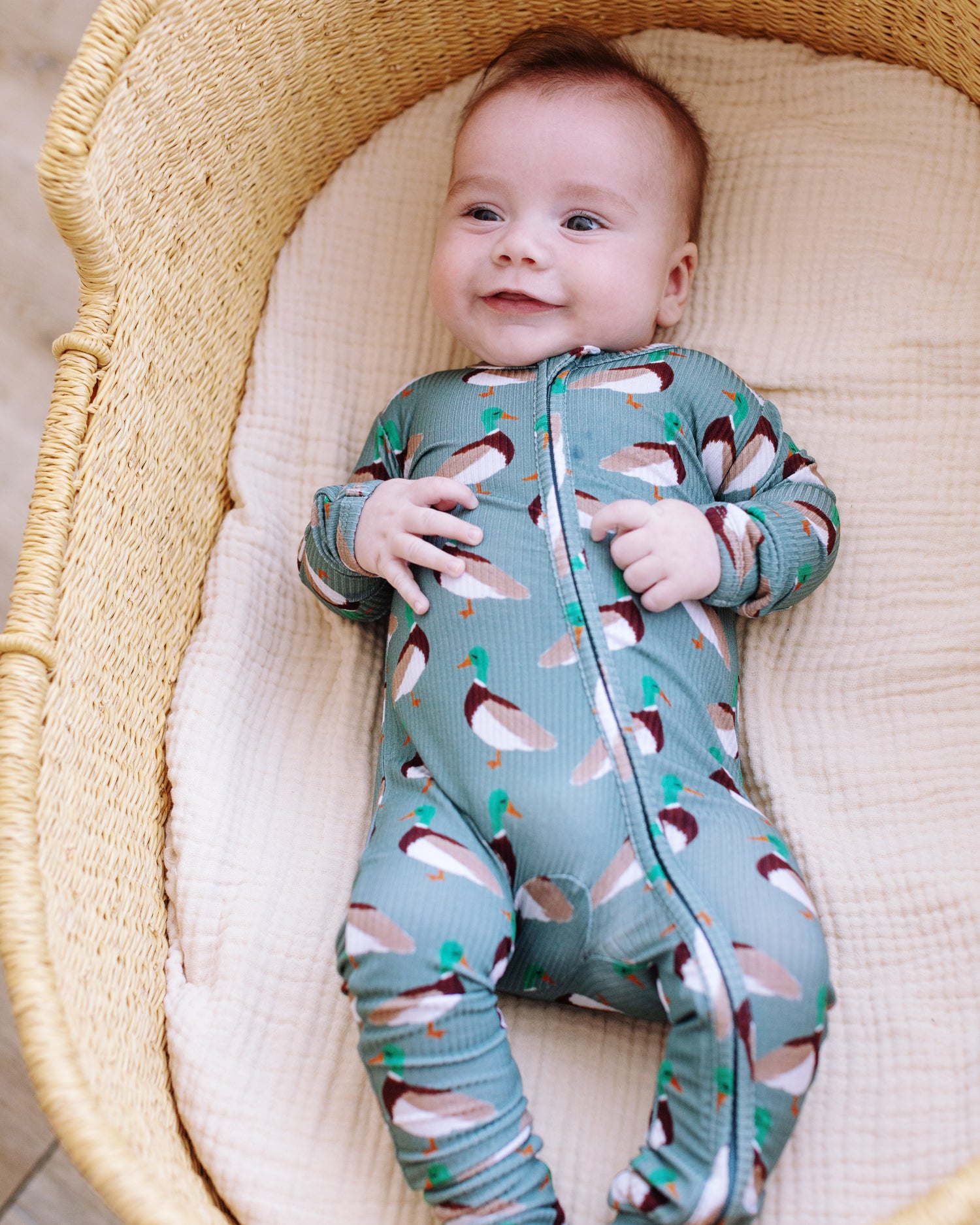 Mallard Zipper Onesie