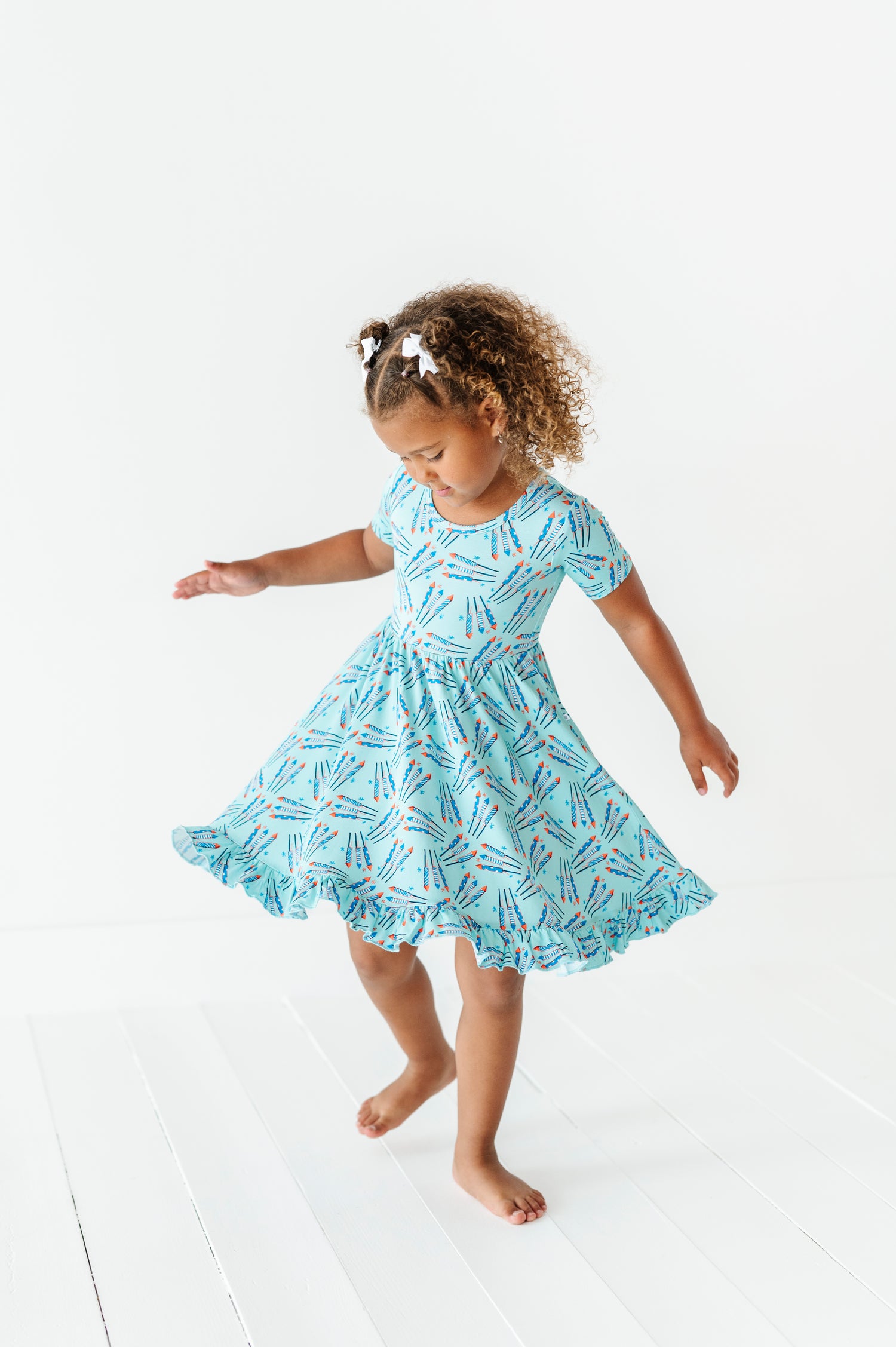 Fireworks Ruffled Dress