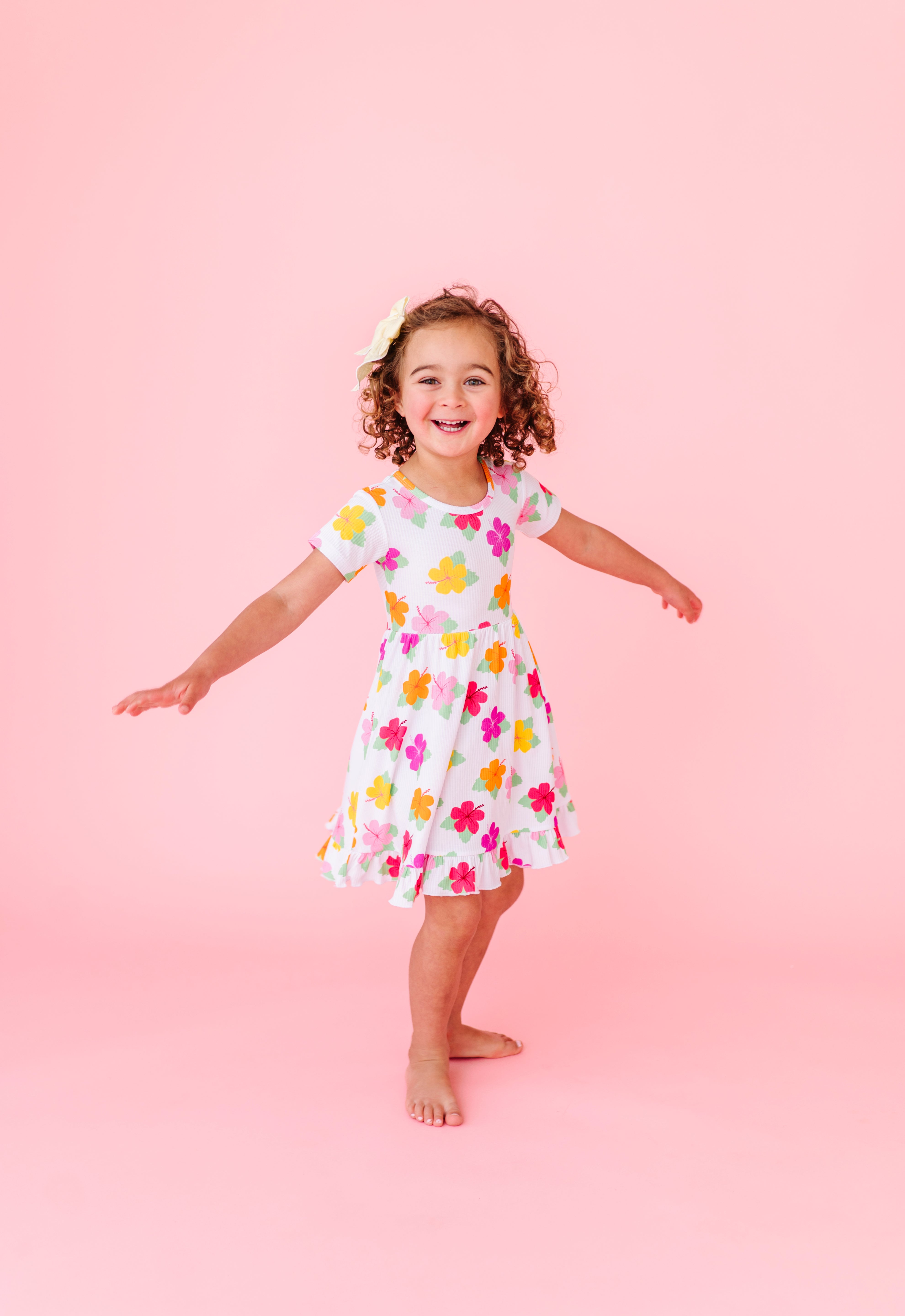 Hawaiian Flower Dress