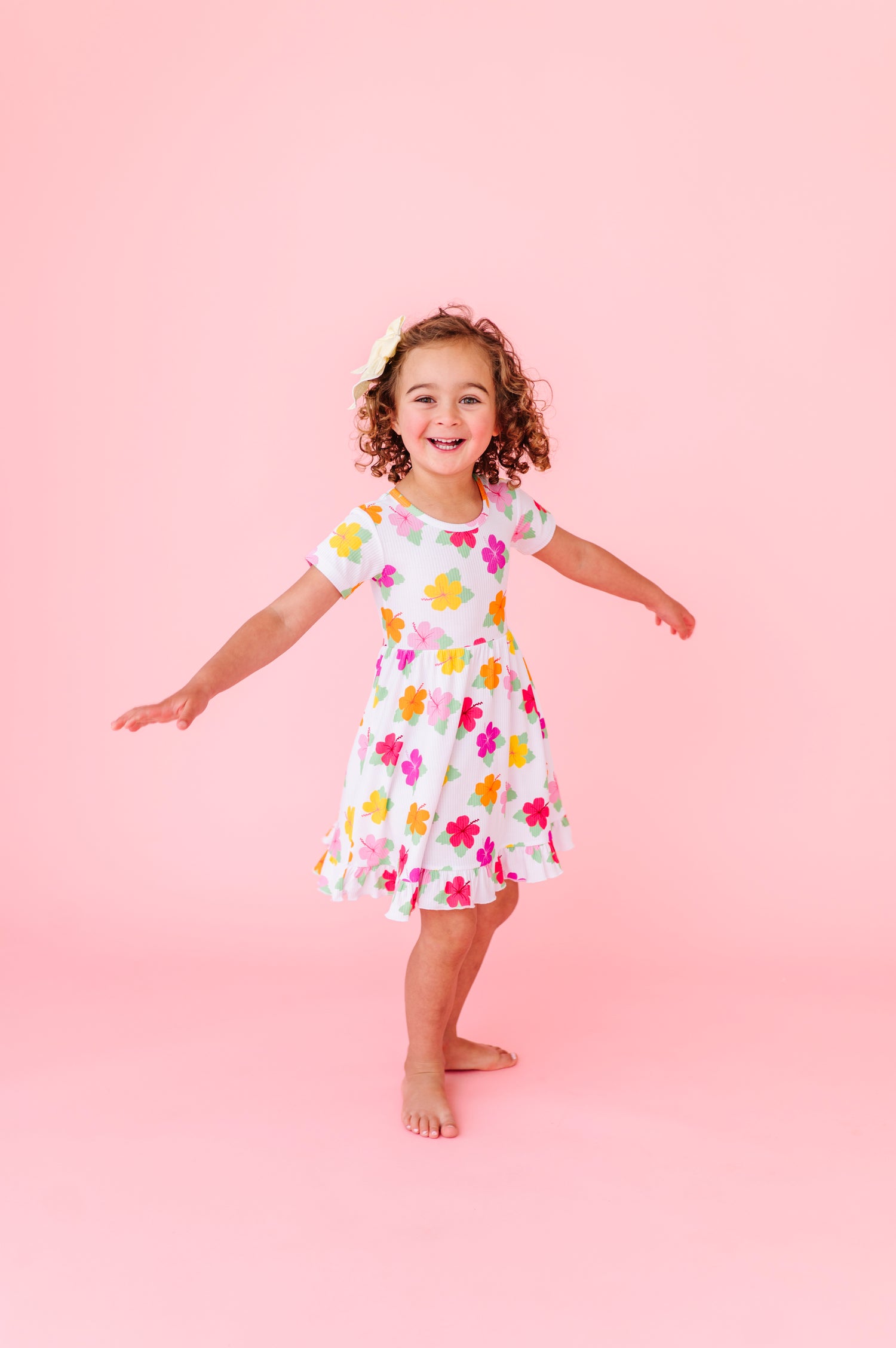 Hawaiian Flower Dress