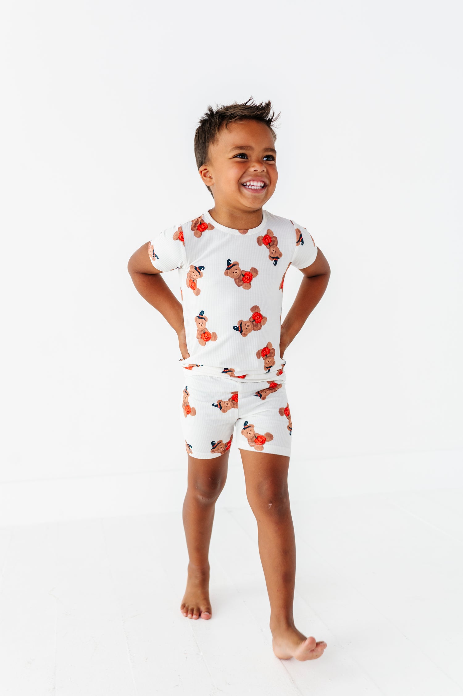 Halloween Bear Short Set