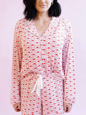 Heart and Bow Women's Short Set