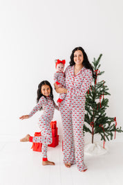 Holiday Wreaths Two Piece Pajama Set
