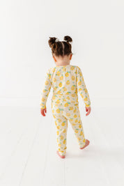 Happy Lemon Two Piece Pajama Set
