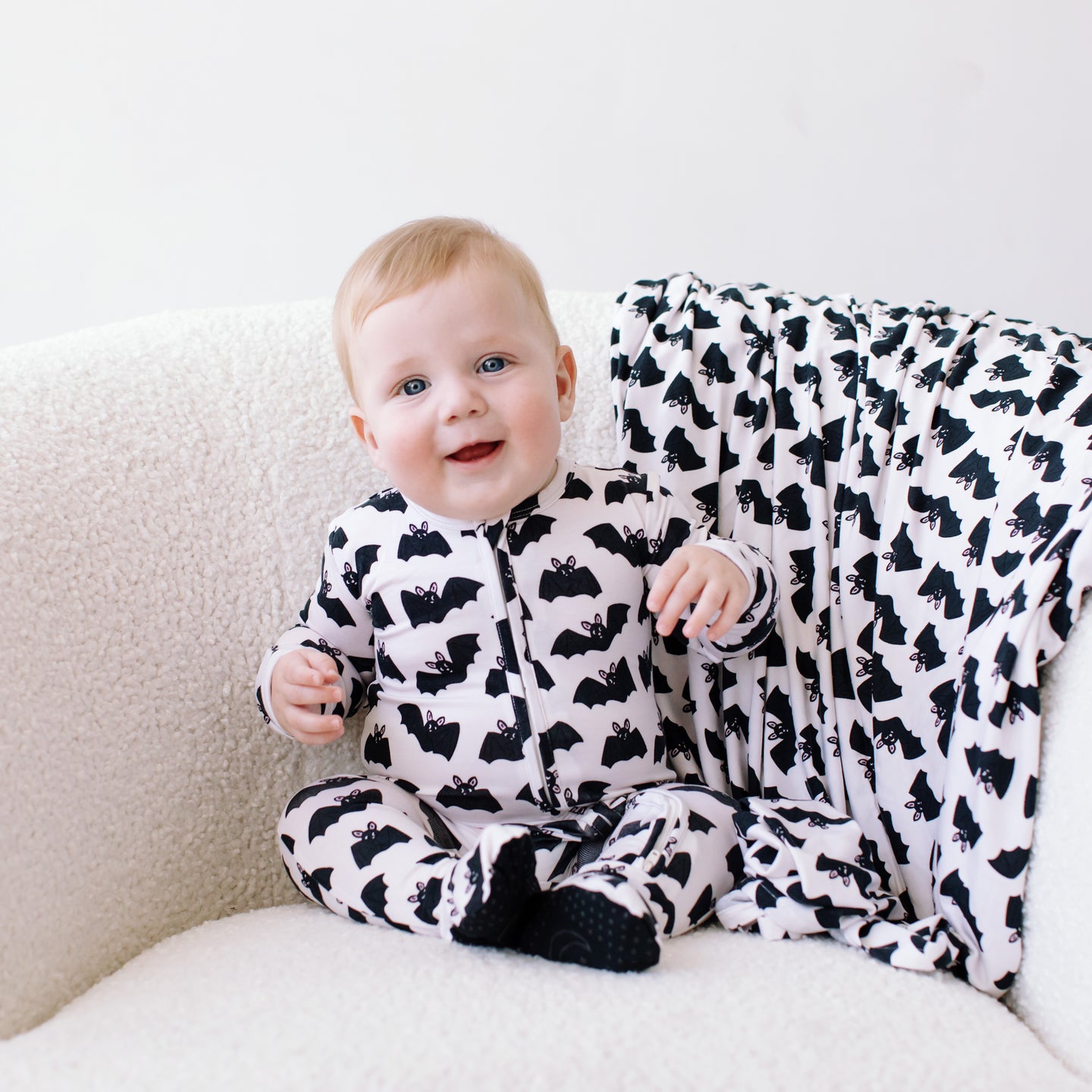 Bats Footed Onesie