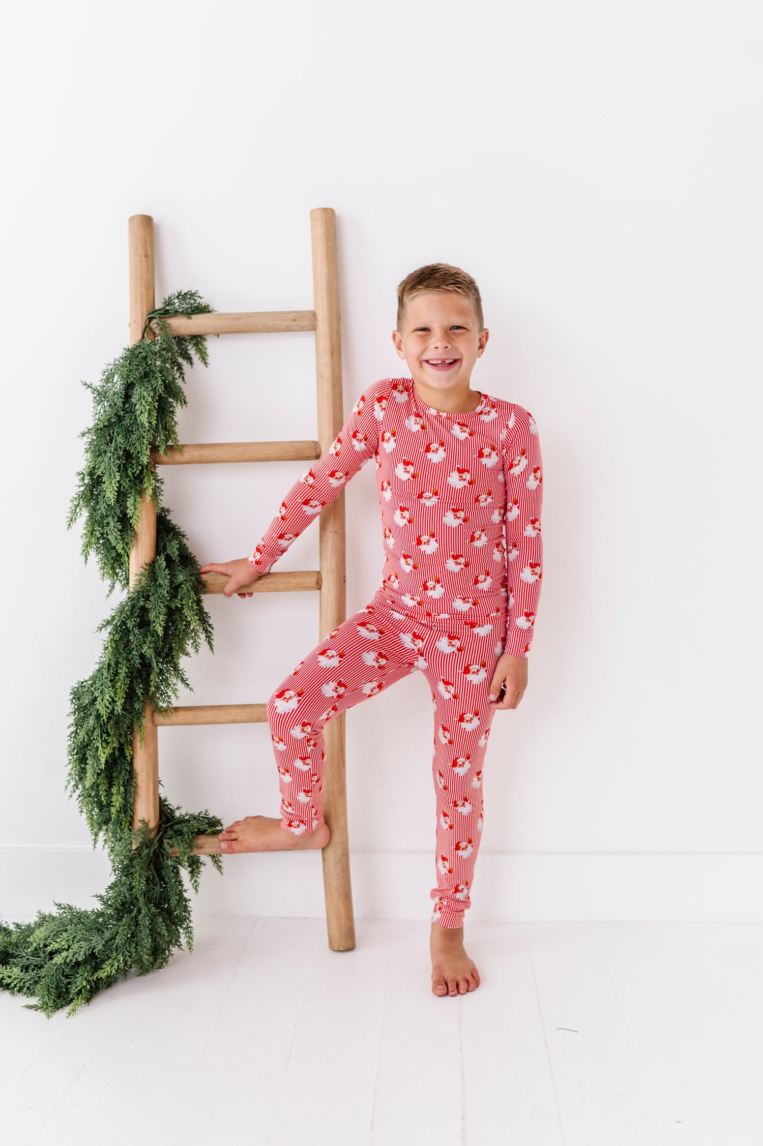 Santa and Cookie Two Piece Pajama Set